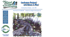 Desktop Screenshot of natural-designs-landscaping.com