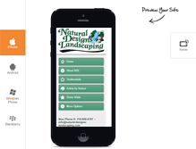 Tablet Screenshot of natural-designs-landscaping.com